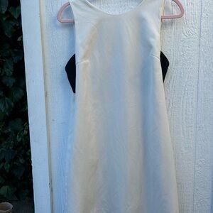 Zara Cream Backless Dress